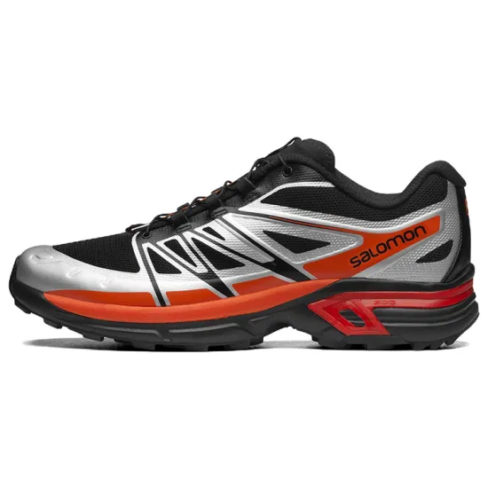 SALOMON XT-Wings 2 Black Silver Vibrant Orange