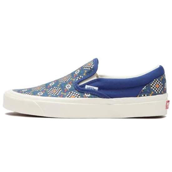 Vans Classic Slip-On 98 DX Anaheim Factory Tile Checkerboard Blue