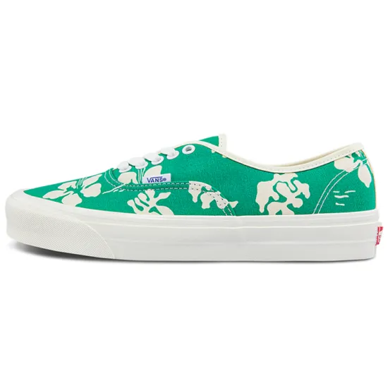 Vans Authentic 44 Dx Low Tops Casual Skateboarding Shoes Green Printing Unisex