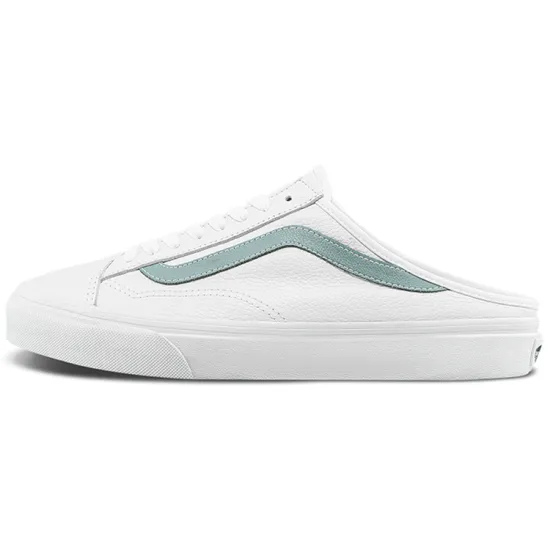 Vans Leather Style 36 Mule True Green Milieu