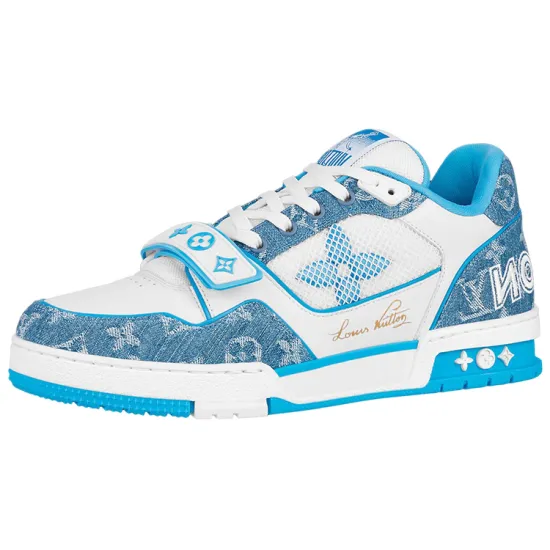 LOUIS VUITTON Lv Trainer 'Monogram Denim Blue'