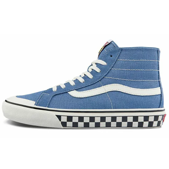 Vans SK8 Skateboarding Shoes Unisex High-top Blue/White/Black