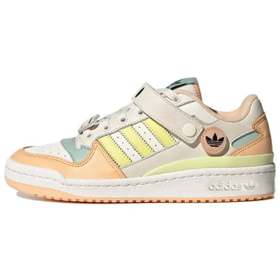 Adidas Originals Forum Low 'White Light Orange Cream Yellow Green' Women's