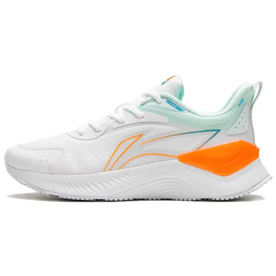 LINING YueYing Element Running Shoes Men Low-Top White Orange
