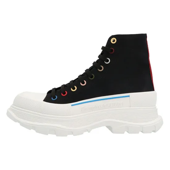 Alexander McQueen Tread Slick Lace-Up Boots
