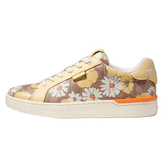 COACH Lowline Casual Shoes Women's Low-Top Vanilla