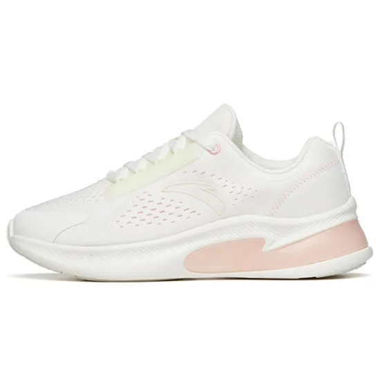 Anta Running Collection Cushioning Anti-Slip And Wear-Resistant Low-Top Running Shoes Women's White Green