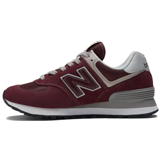 New Balance 574 Core Burgundy White Women's