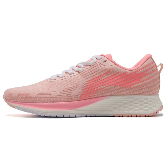 LINING Red Hare 4 V2 Running Shoes Women's Low-Top Crystal Pink/Fluorescent Sugar Pink