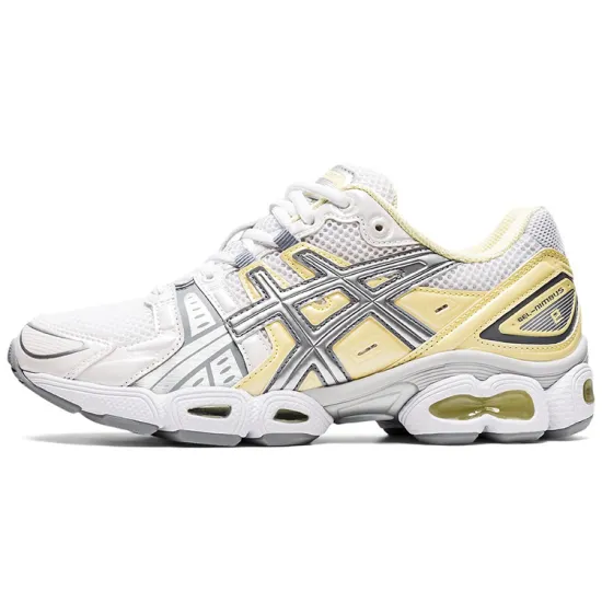Asics GEL-Nimbus 9 Running Shoes Women's Low-top White/silver/yellow