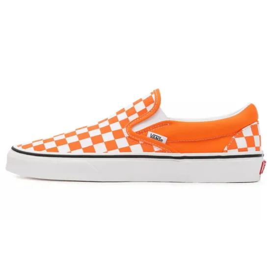 Slip On Classic Vans 'Orange Tiger Checkerboard'