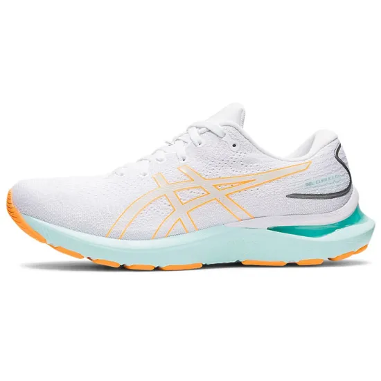 Asics Women's Gel Cumulus 24 'White Orange Pop'