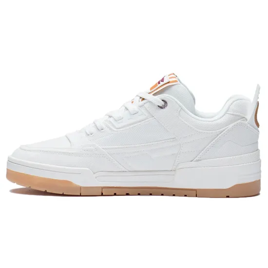 LINING Zhi Tian Skateboard Shoes Men Low-Top Ecru