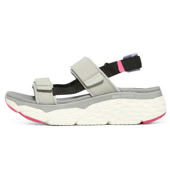 Skechers Max Cushioning 'Grey White Black Pink' Women's