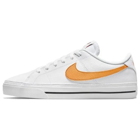 Nike Court Legacy 'White/Light Curry/Black Gum' Sneakers
