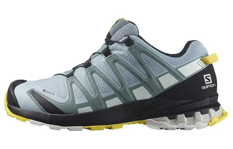 SALOMON XA Pro 3D V8 Outdoor Shoes Women's Low Top Gray Blue/Black