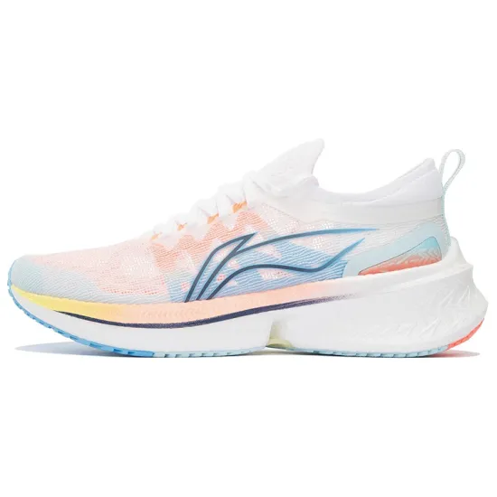 LiNing Feidian Discovery Low-Top Running Shoes Women's White Blue