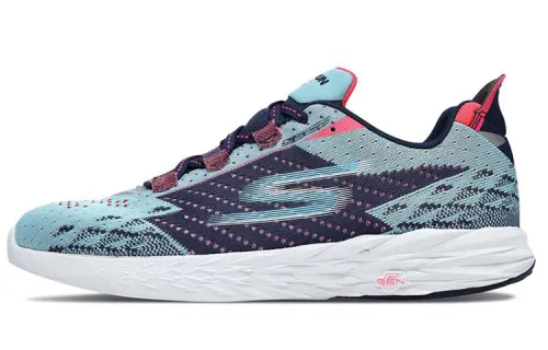 Skechers GO RUN Comfortable Fabric Mid top Running Shoes Women's Blue