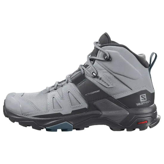 SALOMON Women's X Ultra 4 Mid GORE-TEX 'Quarry Black'
