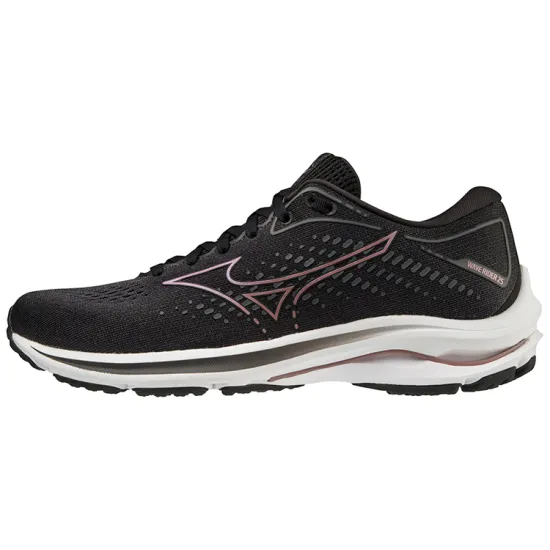 Mizuno Wave Rider 25 Running Shoes Women's Low-Top Black