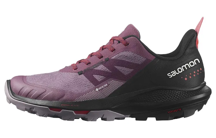 SALOMON OUTpulse Comfortable Abrasion Resistant Low top Outdoor Shoes Women's Fuchsia