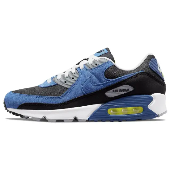 Nike Air Max 90 'Black/Atlantic Blue' Sneakers