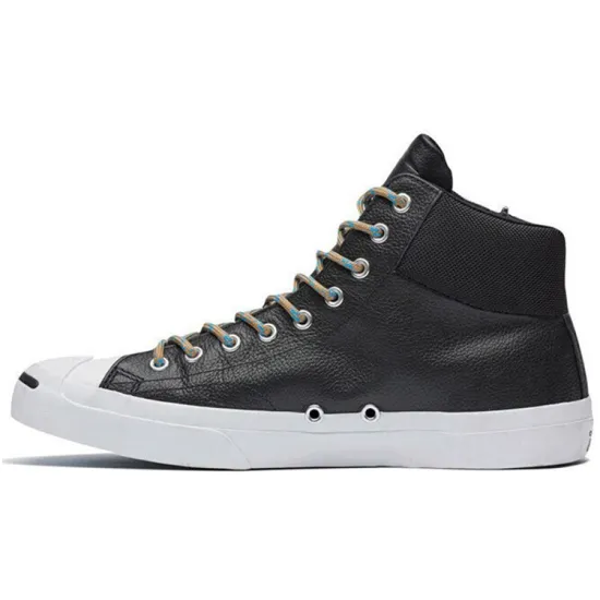 Converse Jack Purcell Skateboarding Shoes Unisex High-top Black/white