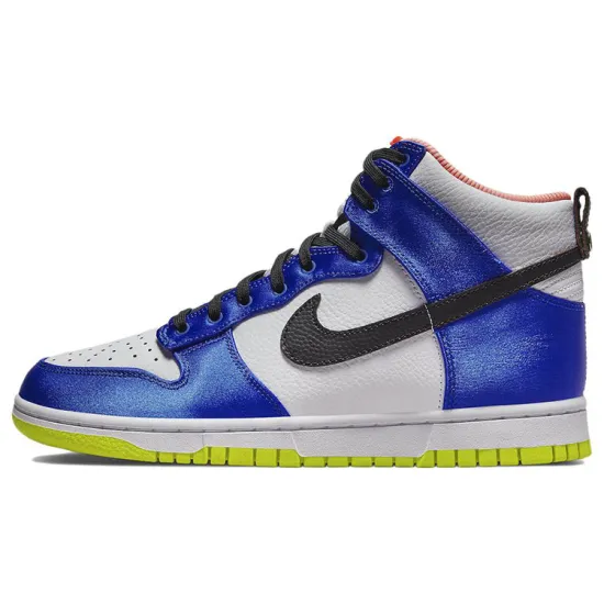 Nike Dunk High Blue Satin Women's