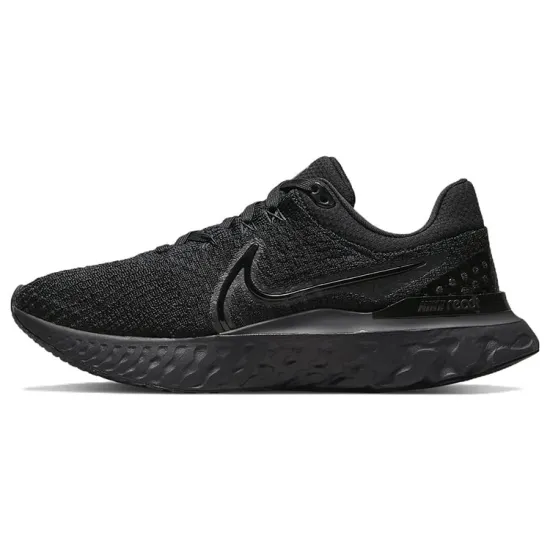 Nike React Infinity Run Flyknit 3 Triple Black Women's