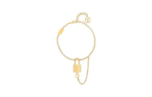 LOUIS VUITTON Locky Bracelets Women's Gold