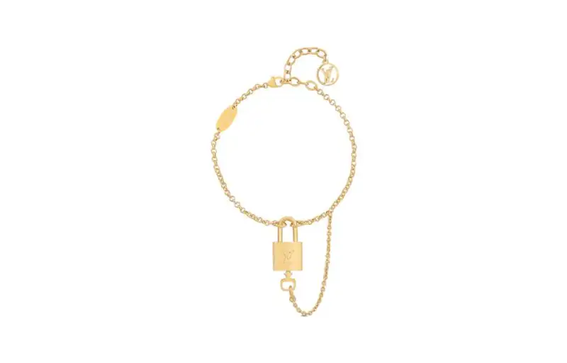 LOUIS VUITTON Locky Bracelets Women's Gold