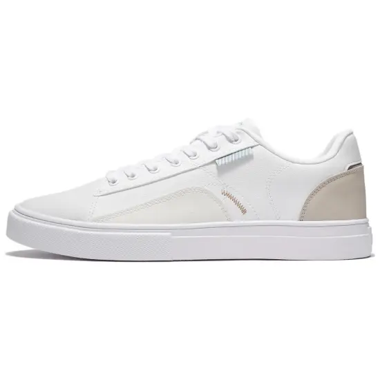 LINING Skateboard Shoes Men Low-Top Standard White/Cloudy Gray
