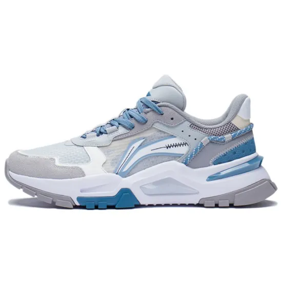 LINING Reverse Casual Shoes Men Low-Top Microcrystalline Gray/Mist Blue
