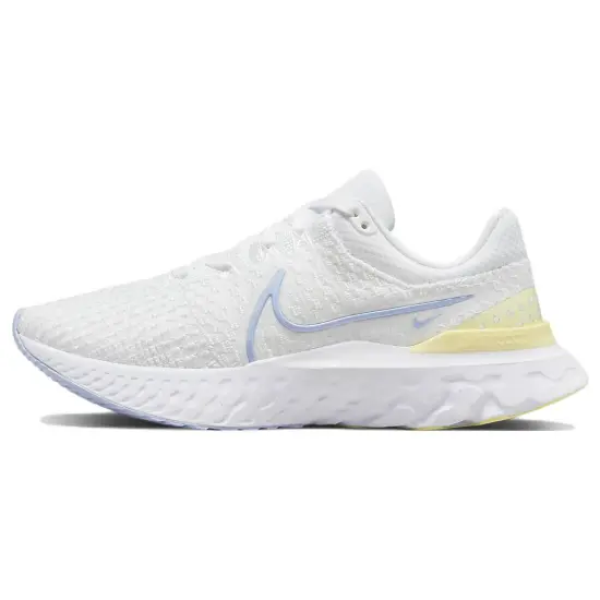 Nike React Infinity Run Flyknit 3 White Violet Citron Tint Women's