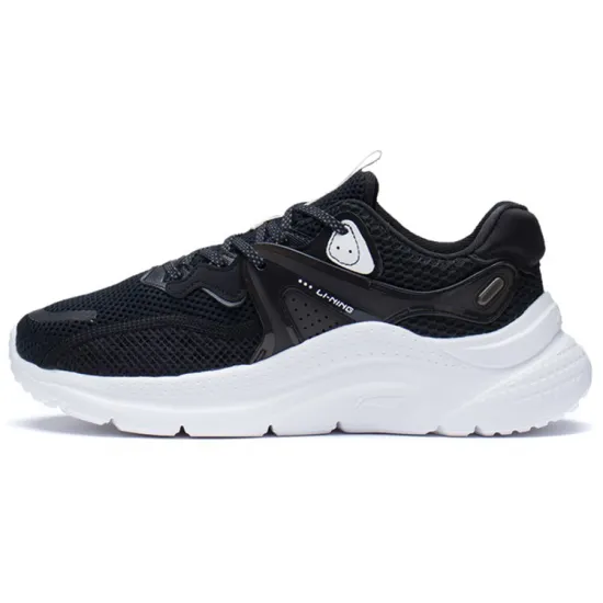 LINING Liuyun Casual Shoes Women's Low-Top Black White