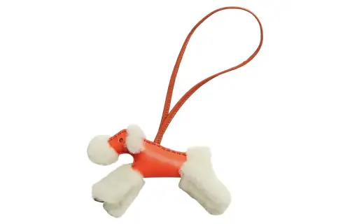 HERMES Sheepskin Pendants Unisex