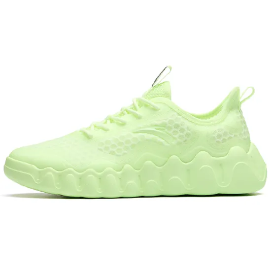Anta Outdoor Collection Cushioning Anti-Slip Wear-Resistant Breathability Low-Top Casual Shoes Men's Green