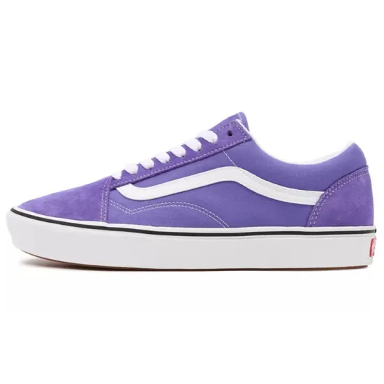 Vans Old Skool Skateboarding Shoes Unisex Low-top Purple/White