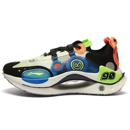LiNing Jueying CRC Casual Shoes Men Low-Top Ivory/Crystal Blue/Black
