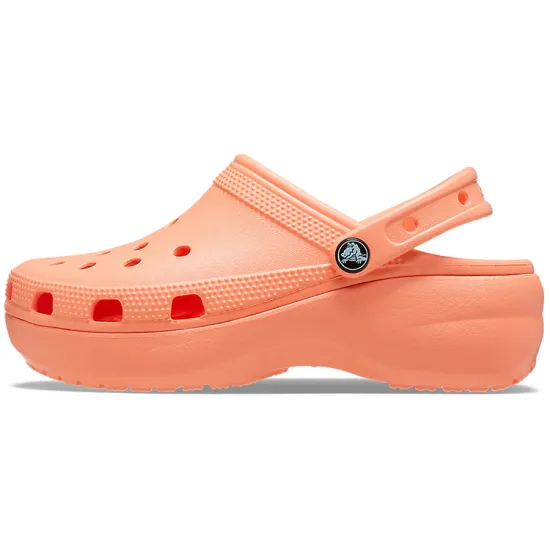 Crocs Classic Platform Clog Papaya Women's