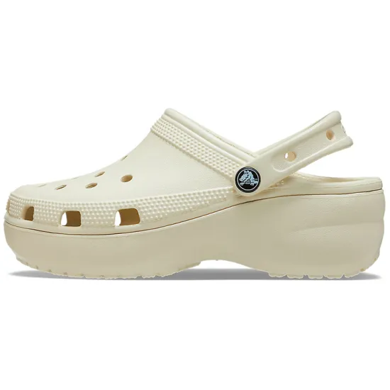 Crocs Classic Platform Clog Bone Women's