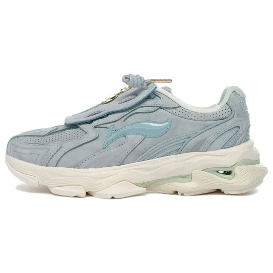 LI NING 1990 Casual Shoes Women's Low Top Wave Flower Blue