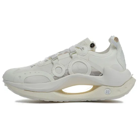 LI-NING 1990 Advanced Sports Series Casual Shoes Women's Low-Top Ecru