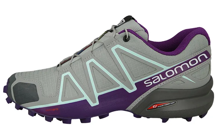 SALOMON Speedcross 4 Comfortable Fabric Abrasion Resistant Low top Running Shoes Women's