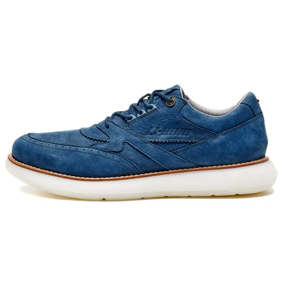 LI-NING 1990 Commuter Series Casual Shoes Men Low-Top Blue White