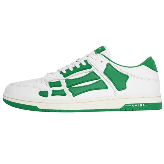 AMIRI Skel Top Low White Green