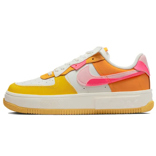 Nike Air Force 1 Fontanka Summit White Yellow Orange Women's