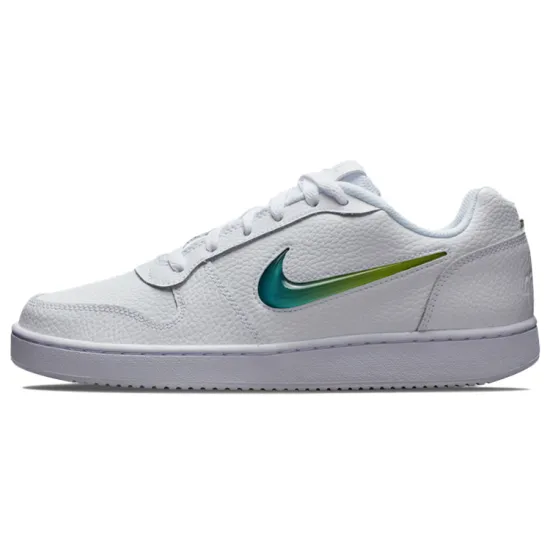 Nike EBERNON Skateboarding Shoes Men Low-top White/Green/Blue