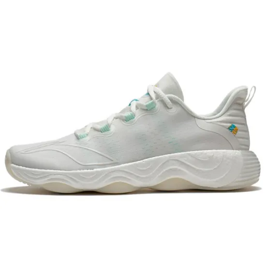 LINING Wujie 3 Casual Shoes Men Low-Top Champagne White