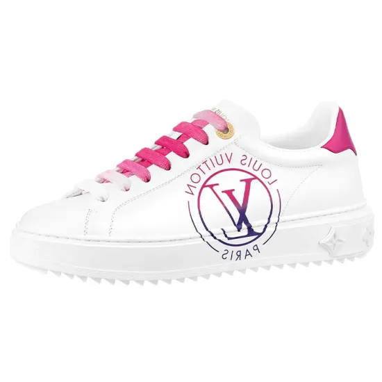 LOUIS VUITTON Lv Time Out Sneakers 'White Pink' Women's